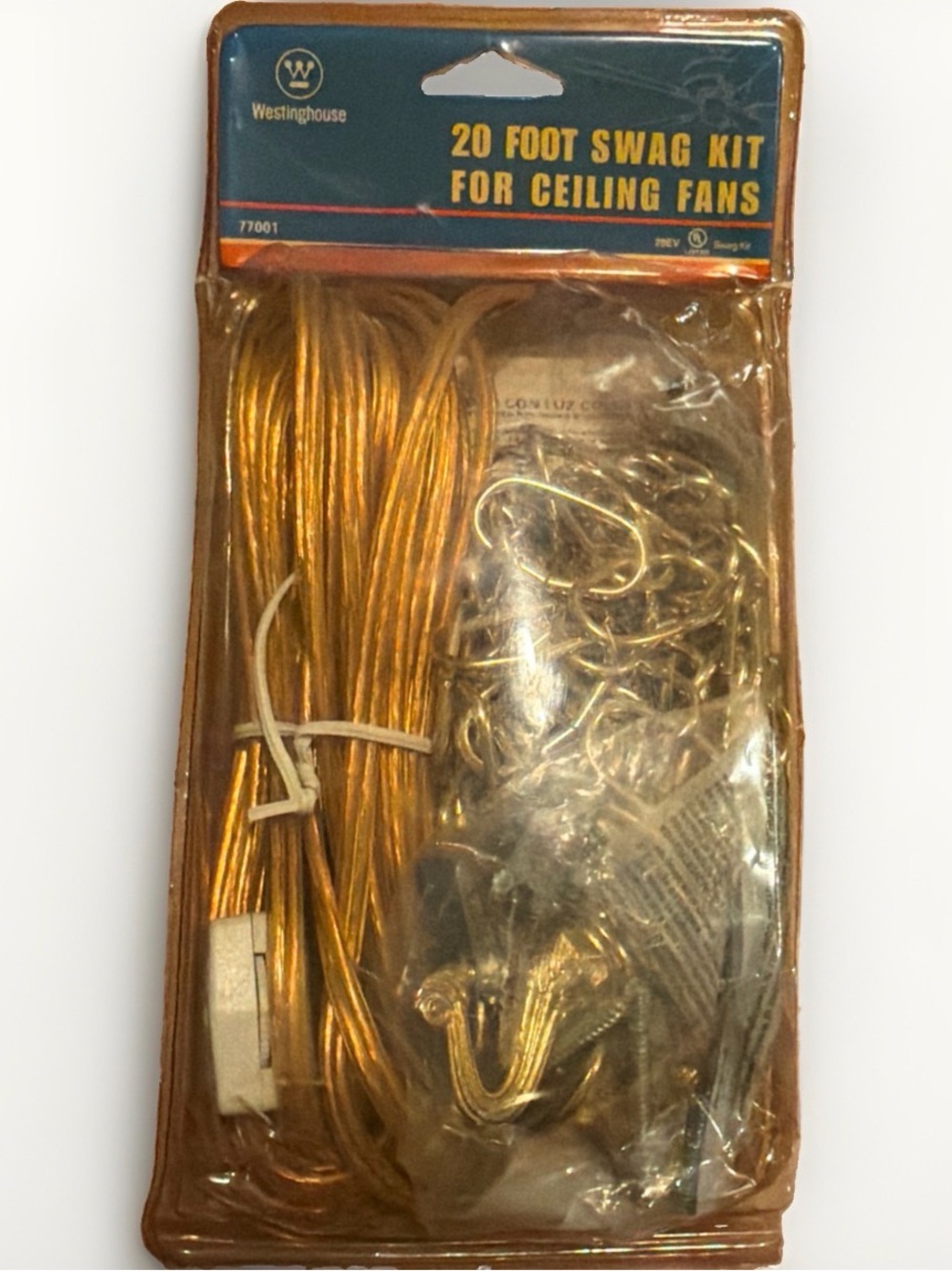 20” SWAG LIGHT KIT Brass Finish Westinghouse Model #77001